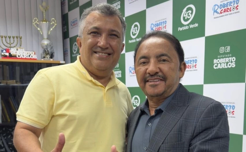 Deputado Roberto Carlos recebe prefeito de Remanso e articula novos investimentos para o município