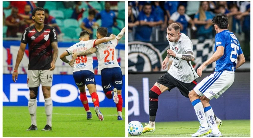 Bahia broca o Athetico e Vitória leva fumo do Cruzeiro