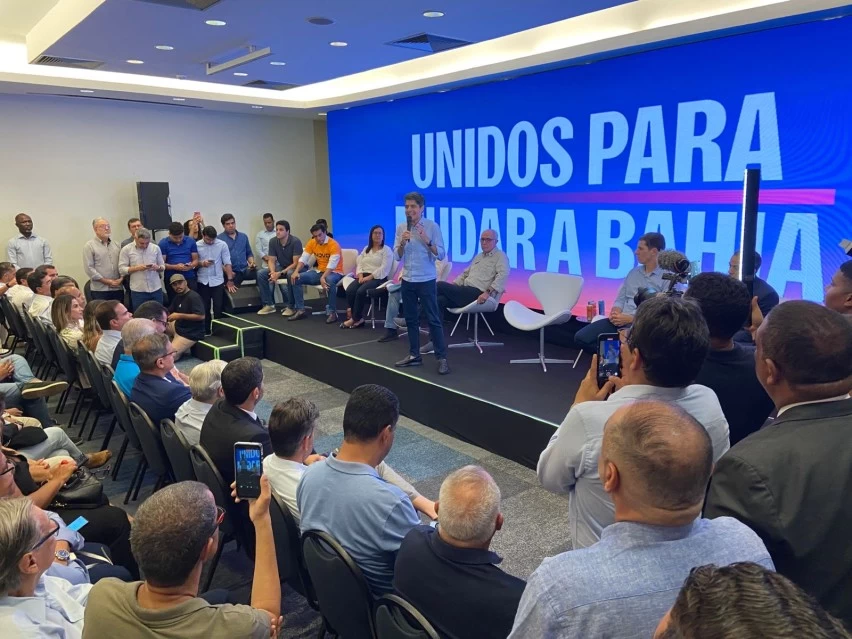 “É hora de corrigir os rumos e fazer melhor”, diz ACM Neto durante evento com Aleluia