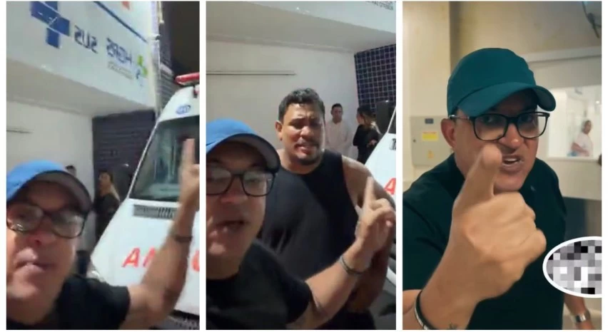 Mobilização e confusão no Hospital Roberto Santos após horas de espera por regulação