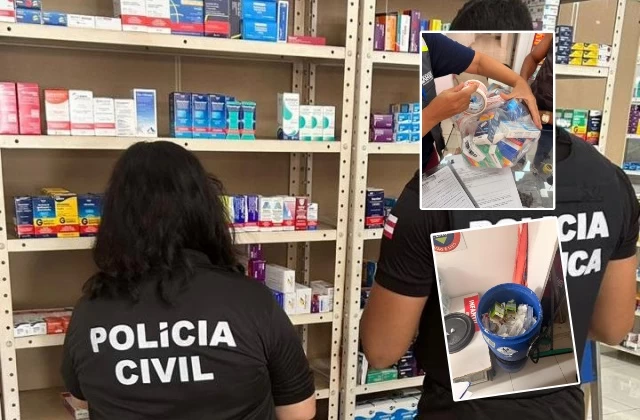 Operação Pharmaco interdita farmácia e apreende 700 medicamentos em Camaçari