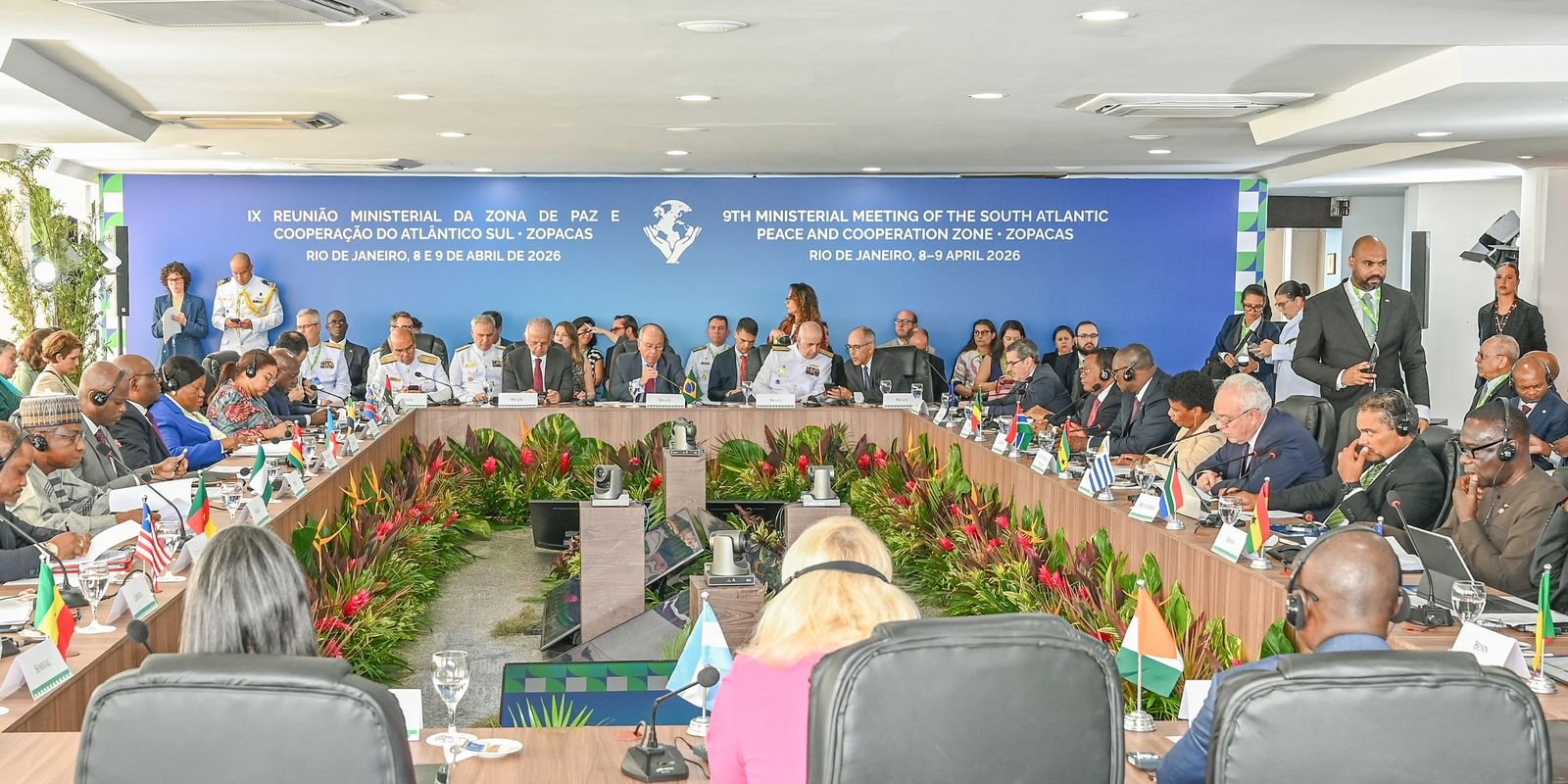 Países do Atlântico Sul defendem região livre de guerra e arma nuclear