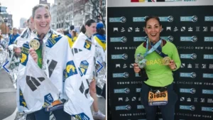 Baiana conquista a Mandala Six Star em Boston e entra para grupo de menos de 0,05% dos corredores brasileiros