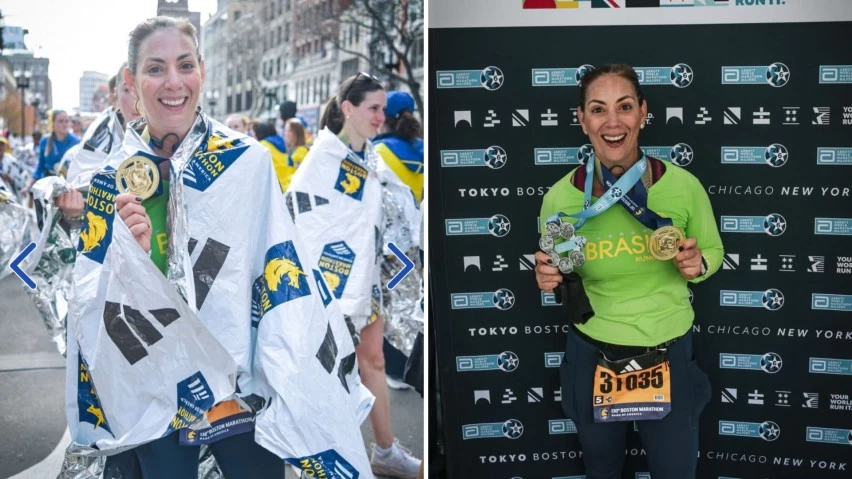Baiana conquista a Mandala Six Star em Boston e entra para grupo de menos de 0,05% dos corredores brasileiros