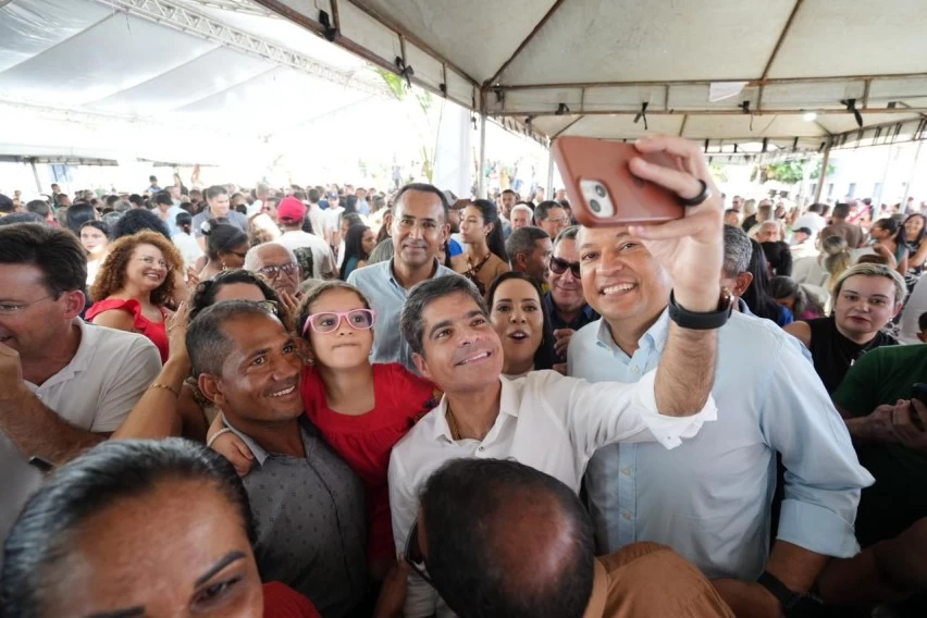Em Santa Rita de Cássia, ACM Neto critica desequilíbrio econômico no interior e diz que Bahia andou para trás durante governos do PT