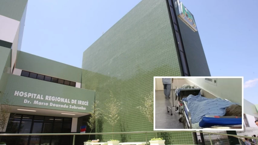 Família denuncia que idosa espera em corredor do Hospital Regional de Irecê