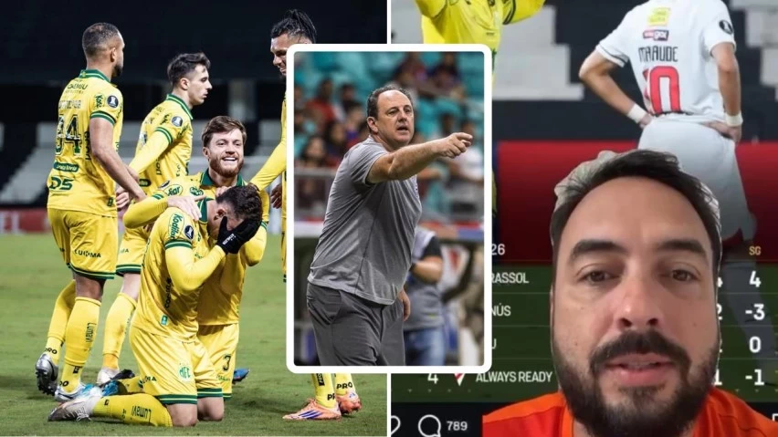 Influenciador detona Rogério Ceni e chama Bahia de “perdedor” após classificação do Mirassol na Libertadores
