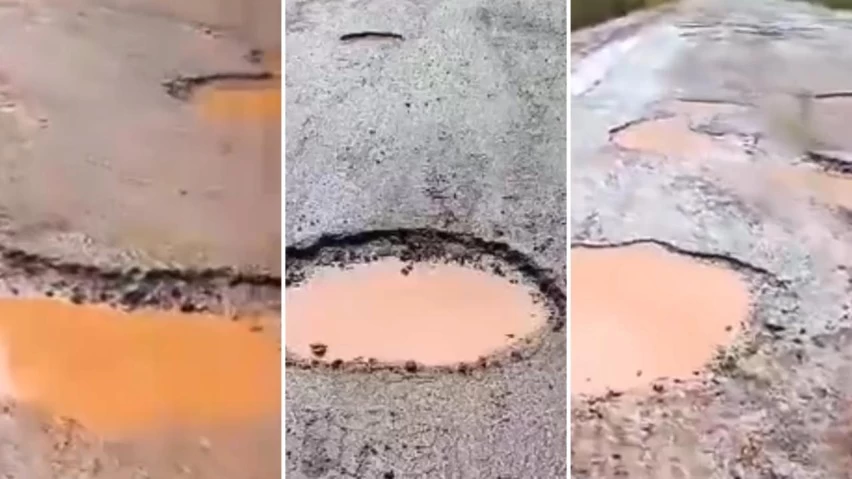 E AÍ, JERÔNIMO? Morador reclama de buraqueira e obra que não começou