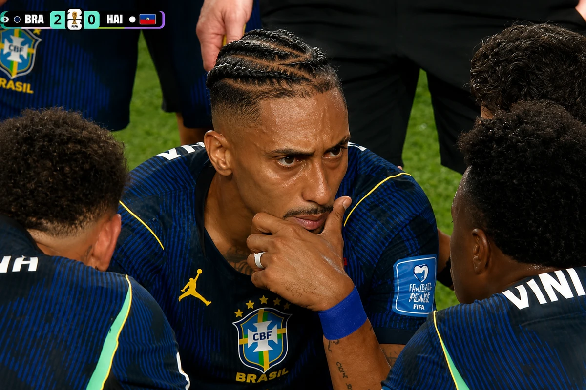 Lesão de Raphinha preocupa Seleção Brasileira e atacante deve desfalcar equipe na Copa