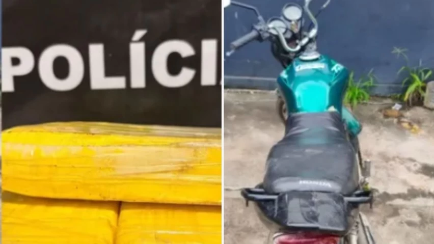 PM apreende droga e moto adulterada em Cruz das Almas